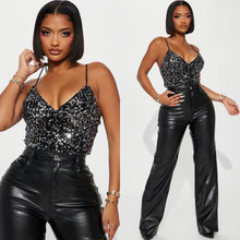 Load image into Gallery viewer, ESTRELLA sequin cami top
