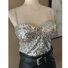 Load image into Gallery viewer, GEMINI sequin top