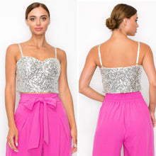Load image into Gallery viewer, GEMINI sequin top