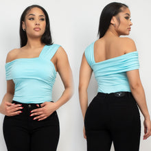 Load image into Gallery viewer, JOVANA one shoulder bodysuit