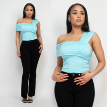 Load image into Gallery viewer, JOVANA one shoulder bodysuit