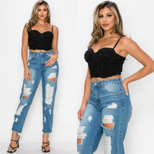 Load image into Gallery viewer, GIOVANNA mesh bustier top