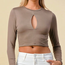 Load image into Gallery viewer, CHRISTINE keyhole crop top