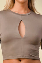 Load image into Gallery viewer, CHRISTINE keyhole crop top