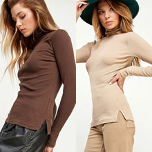 Load image into Gallery viewer, BETTY ribbed turtleneck top