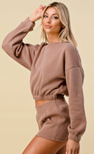 Load image into Gallery viewer, KASSANDRA sweatshirt and shorts set