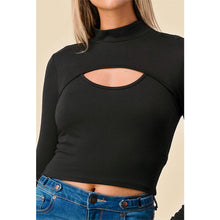 Load image into Gallery viewer, JENNA mock neck two in one top