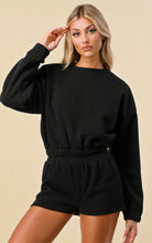 Load image into Gallery viewer, KASSANDRA sweatshirt and shorts set