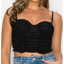 Load image into Gallery viewer, GIOVANNA mesh bustier top