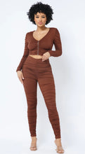Load image into Gallery viewer, ELIZA shirring top and legging set
