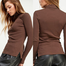 Load image into Gallery viewer, BETTY ribbed turtleneck top