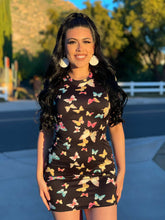Load image into Gallery viewer, FLY AWAY butterfly print dress