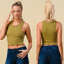 Load image into Gallery viewer, LETTY crop lettuce trim top
