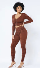 Load image into Gallery viewer, ELIZA shirring top and legging set