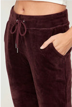 Load image into Gallery viewer, GIANNA velour set in wine