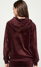 Load image into Gallery viewer, GIANNA velour set in wine