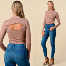 Load image into Gallery viewer, JENNA mock neck two in one top