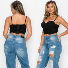 Load image into Gallery viewer, GIOVANNA mesh bustier top