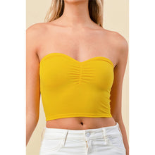 Load image into Gallery viewer, FLORBELLA sweet hearttube top yellow