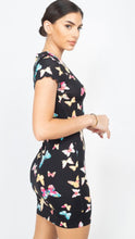 Load image into Gallery viewer, FLY AWAY butterfly print dress