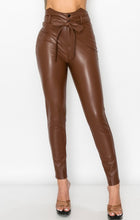 Load image into Gallery viewer, LUCIA high waisted faux leather pants
