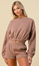 Load image into Gallery viewer, KASSANDRA sweatshirt and shorts set