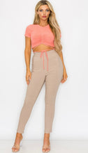Load image into Gallery viewer, LLUIVIA high waisted seam pant
