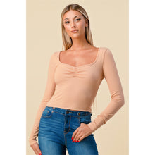 Load image into Gallery viewer, KELLY Soft camel crop top