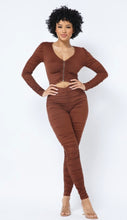 Load image into Gallery viewer, ELIZA shirring top and legging set