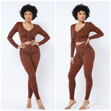 Load image into Gallery viewer, ELIZA shirring top and legging set