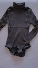 Load image into Gallery viewer, GLORIA high neck ribbed bodysuit