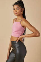 Load image into Gallery viewer, FRIDA lace up back cami top pink