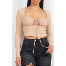 Load image into Gallery viewer, YARITZA ruched insert bralette insert top