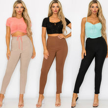 Load image into Gallery viewer, LLUIVIA high waisted seam pant