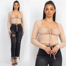 Load image into Gallery viewer, YARITZA ruched insert bralette insert top