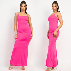 YOLANDA double layered maxi dress