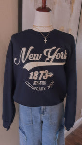 NEW YORK fleece sweatshirt