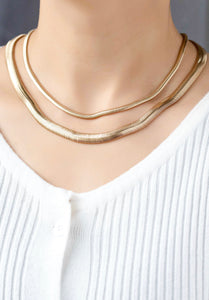 VIVORA double snake necklace