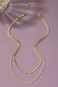 BRILLA double layered necklace