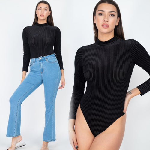 MACIE velvet lined bodysuit