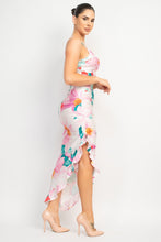 Load image into Gallery viewer, IVANNA floral midi dress