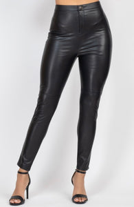 MELISSA faux leather pants