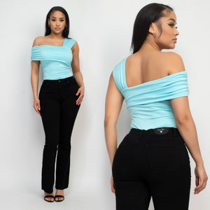 JOVANA one shoulder bodysuit