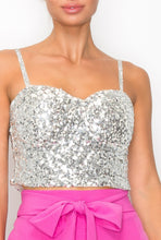 Load image into Gallery viewer, GEMINI sequin top