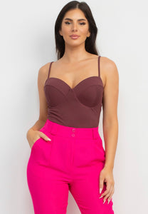 AMALIA built in bra bodysuit