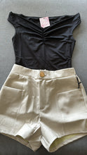 Load image into Gallery viewer, NANCY high waisted faux leather shorts