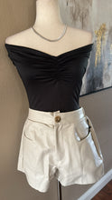 Load image into Gallery viewer, NANCY high waisted faux leather shorts