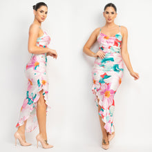 Load image into Gallery viewer, IVANNA floral midi dress