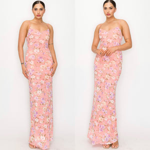 IVY floral maxi dress