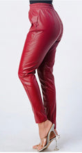 Load image into Gallery viewer, CRYSTAL high waisted faux leather cigarette pants
